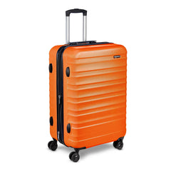 Maleta rígida con ruedas Amazon Basics de 26 pulgadas (68 cm), ABS, color naranja