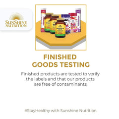 Sunshine Nutrition Calcium With Vitamin D, 100 Tablets | Formulated With Increased Dose Of Vitamin D3 | Gluten Free Supplement