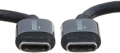 كابل شاحن سريع من USB-C إلى USB-C 2.0، سرعة 480 ميجابت في الثانية، معتمد من USB-IF، لأجهزة Apple iPhone 15 وiPad وSamsung Galaxy والأجهزة اللوحية وأجهزة الكمبيوتر المحمولة، بطول 3 أقدام (0.9 متر)، أسود