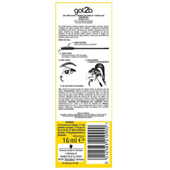 جل الحواجب got2b Glued for Brows &amp; Edges 2 في 1 Wand Eyebrow Gel، ثبات يدوم 72 ساعة، لا يترك بقايا بيضاء أو لزجة، نباتي، خالٍ من السيليكون والكحول، 16 مل