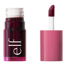 e.l.f. sheer lip and cheek tint in plum-toned tube with foam applicator tip