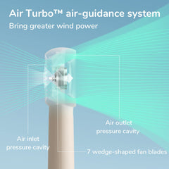 JISULIFE Handheld Turbo Fan [16H Max Cooling Time] Mini Portable, 4000mAh USB Rechargeable Personal, Battery Operated Small Pocket Fan with 5 Speeds for Travel/Outdoor/Home/Office - Brown