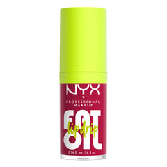 ملمع شفاه NYX PROFESSIONAL MAKEUP Fat Oil Lip Drip، مرطب، لامع، نباتي، ذو لمسة نهائية غير لزجة، ترطيب يدوم 12 ساعة، يحتوي على السكوالين وزيت التوت البري والتوت السحابي - موجز الأخبار (وردي عاري)