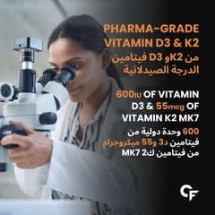Carbamide Forte Vitamin D3 K2 | Vitamin K2 MK7 Supplement for Bone & Heart Health | Vitamin d for women & men | vitamin k2 and d3 supplements -120 Veg Tablets