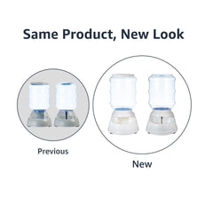 Gravity Pet Food Feeder and Water Dispenser Bundle, Small (1-Gallon Capacity)