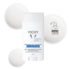 مزيل عرق فيشي 24 ساعة خالي من الألومنيوم المعدني للبشرة الحساسة 40 مل