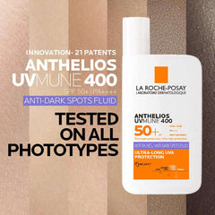 Anthelios UVMUNE 400 Fluid with SPF 50+ Invisible Dark Spots by La Roche-Posay, 50ml