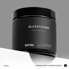 Toniiq Ultra High Strength Glutathione Capsules 1000mg with Concentrated Formula - 120 Pieces