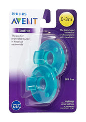 Philips Avent SCF190/01 Soothie 0-3mth Green/Green, 2pk
