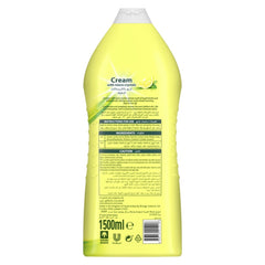 Jif Cream Cleaner Value Pack, Lemon Scent, Removes Grease, Burnt-On Food & Limescale Stains, 1.5L