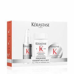 Keratase, shampoo and mask for damaged hair from Premier, intensive calcifenate remover, calcifenate treatment, regenerator, and elephant mask