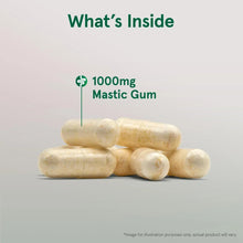 Mastic gum veggie capsules in a small pile