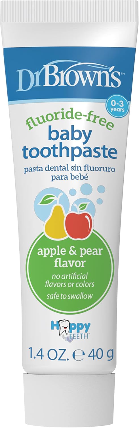 Dr. Brown's Happy Teeth Fluoride-Free Toothpaste, Pack of 1