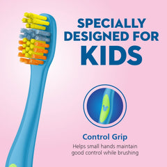 Oral B Kids Toothbrush with Mickey Characters, Extra soft bristles and easy to hold handle (Age 2+), Multipack