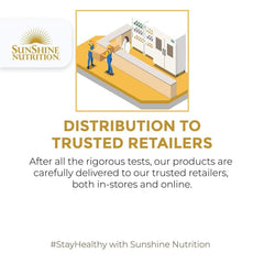 Sunshine Nutrition Calcium With Vitamin D, 100 Tablets | Formulated With Increased Dose Of Vitamin D3 | Gluten Free Supplement