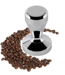Espresso Tamper, Coffee Machine Stainless Steel Base and Handle Heavy Duty Solid Espresso Coffee Bean Tamper