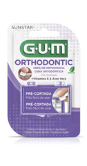 Gum Orthodontic Transparent Wax - Mint Flavoured - With Vitamin E & Aloe - Prevent painful ulceration -relieve irritations on cheeks & gums - Pre-cut pieces for hygienic application-Mirror included