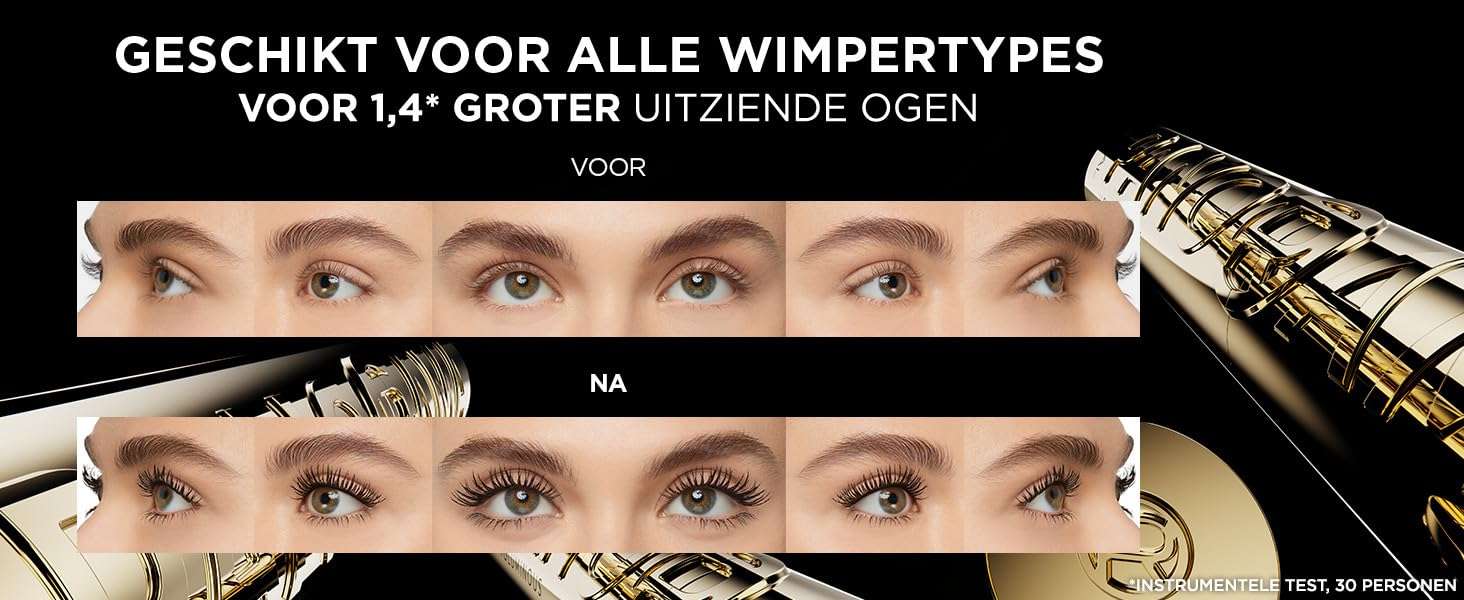 L’Oréal Paris , Volume Million Lashes PANORAMA Mascara - Volumizing mascara making eyes look 1.4x bigger