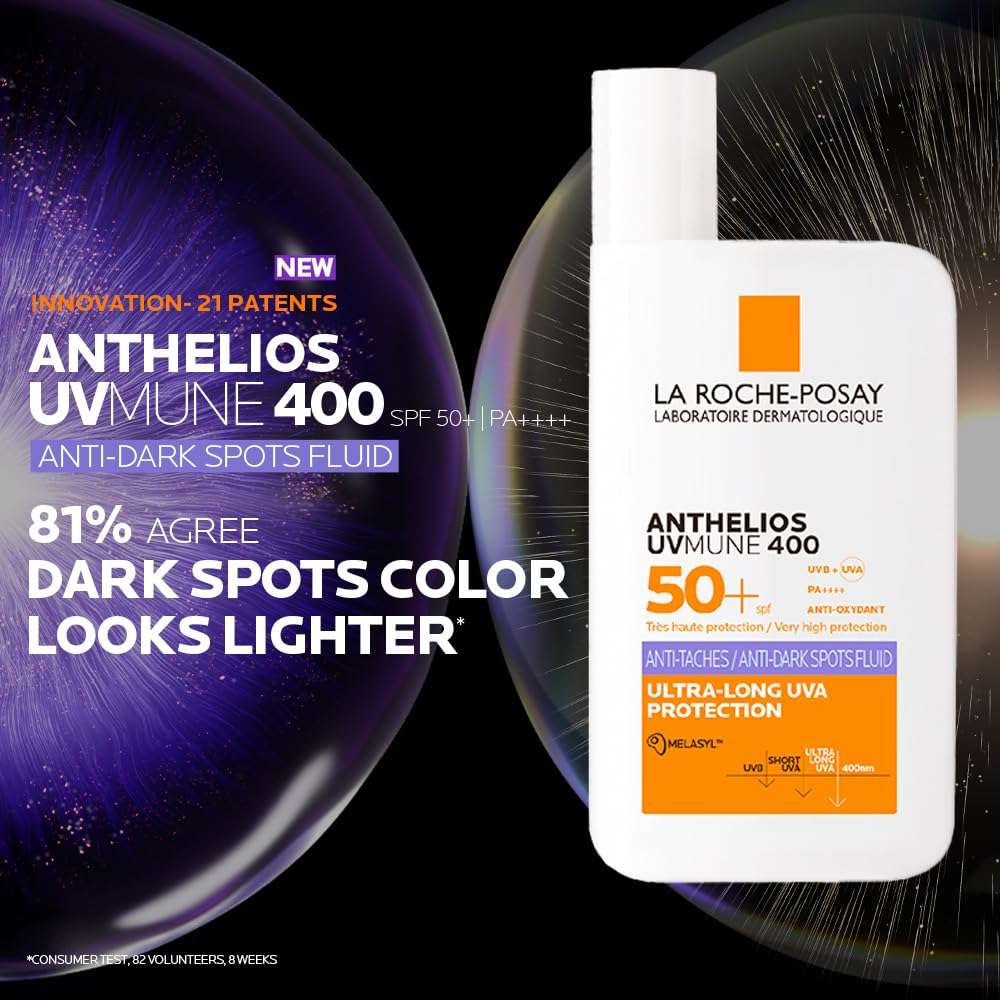 Anthelios UVMUNE 400 Fluid with SPF 50+ Invisible Dark Spots by La Roche-Posay, 50ml