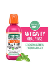 TheraBreath Healthy Smile Rinse, Sparkle Mint, 16 Oz