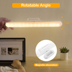Under Cabinet Lights，Rechargeable Battery Led Lights Ba，Dimmable Led Light Bar With 3 Color Modes， USb Rechargeable，Wall Shelf, Closet, Mirror, Bedside, Kitchen Lighting