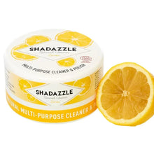 Lemon multi-purpose cleaner jar with white lid and yellow graphic label