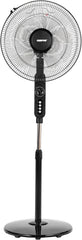 Geepas 16" Stand Fan 60W - 3 Speed, 5 Leaf Blade, Adjustable Height & Tilt Setting & Durable Copper Motor | Auto-Off 60 Minutes Timer | Perfect For Meeting Hall, Room, Bed Room | 2 Years Warranty