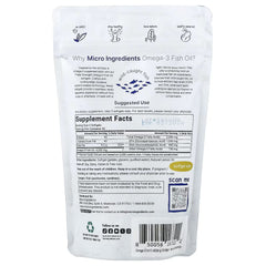 Micro Ingredients, Triple Strength Omega-3 Fish Oil, Lemon, 120 Capsules (1,400 mg per Capsule)
