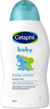Cetaphil baby Daily Lotion bottle, unscented moisturizing lotion for sensitive skin, 300 ml