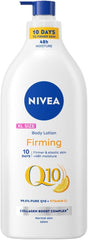 NIVEA Q10 Plus Vitamin C Firming Body Lotion for Normal Skin 400ml – Hydrating & Skin Tightening Care