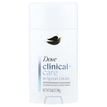 Dove, Clinical + Care, Anti-perspirant Deodorant, Original Clean, 2.6 oz (74 g)