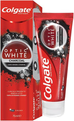 Colgate Optic White Charcoal Whitening Toothpaste 75ml 1 piece