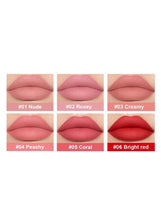 Matte Lip Gloss Set 6-Piece Long Lasting Non-Stick Cup Nude Lip Gloss (Model A)