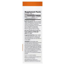 Enteric coated tablets supplement facts label with serving size, ingredients, and warnings