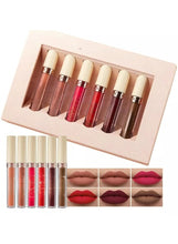 Matte Liquid Lipstick Set 6-Piece Non-Stick Long-Lasting Lip Gloss Collection