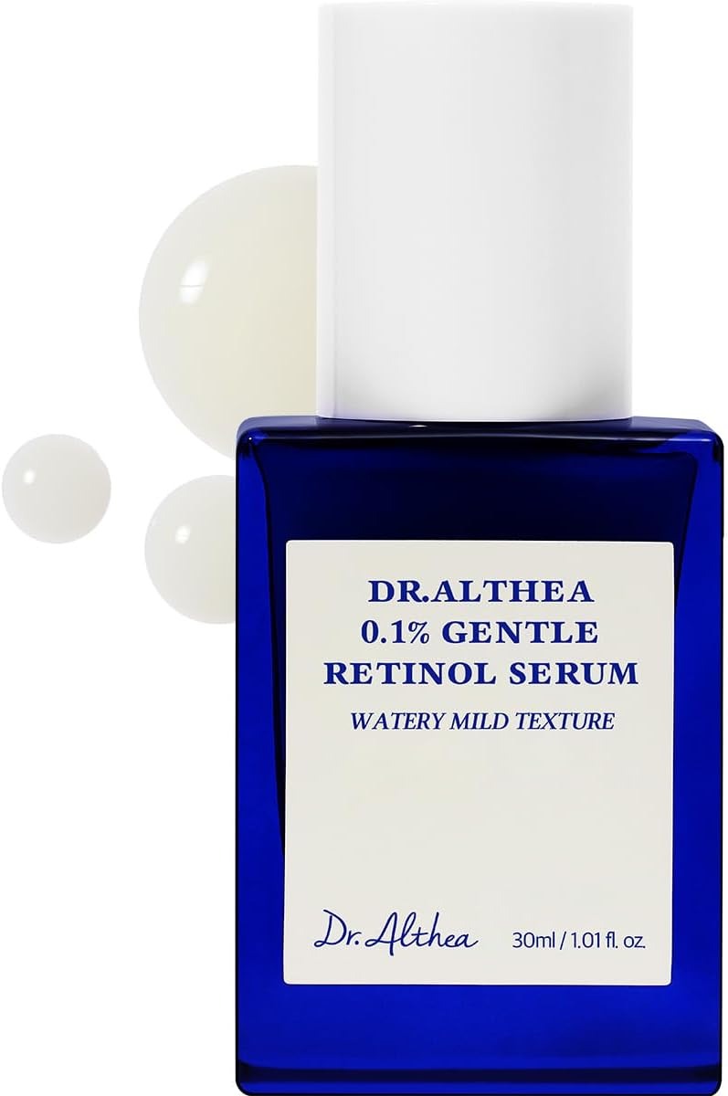Dr.Althea 0.1 Gentle Retinol Serum - Korean skincare, 1.01fl.oz, Reduce Wrinkles, Fine Lines, & Signs of Aging, Gentle Skincare for Day & Night
