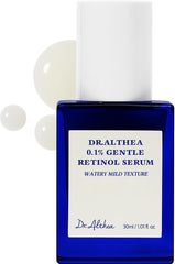 Dr.Althea 0.1 Gentle Retinol Serum - Korean skincare, 1.01fl.oz, Reduce Wrinkles, Fine Lines, & Signs of Aging, Gentle Skincare for Day & Night