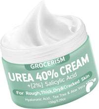 Grocerism Urea 40% foot cream jar with screw-top lid, 150g