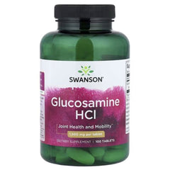Swanson Vitamins Glucosamine HCl 1,500 mg – 100 Tablets | Joint & Cartilage Support Supplement