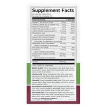 Supplement Facts label on electrolyte hydration mix stick pack variety