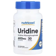 Nutricost Uridine 300mg – 60 Capsules | Premium Nucleotide Supplement