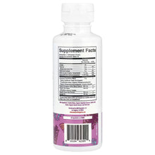 Liposomal sea moss supplement bottle, back label with Supplement Facts panel
