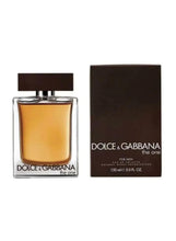 Dolce & Gabbana The One eau de toilette bottle, amber liquid, spray cap, 150 ml