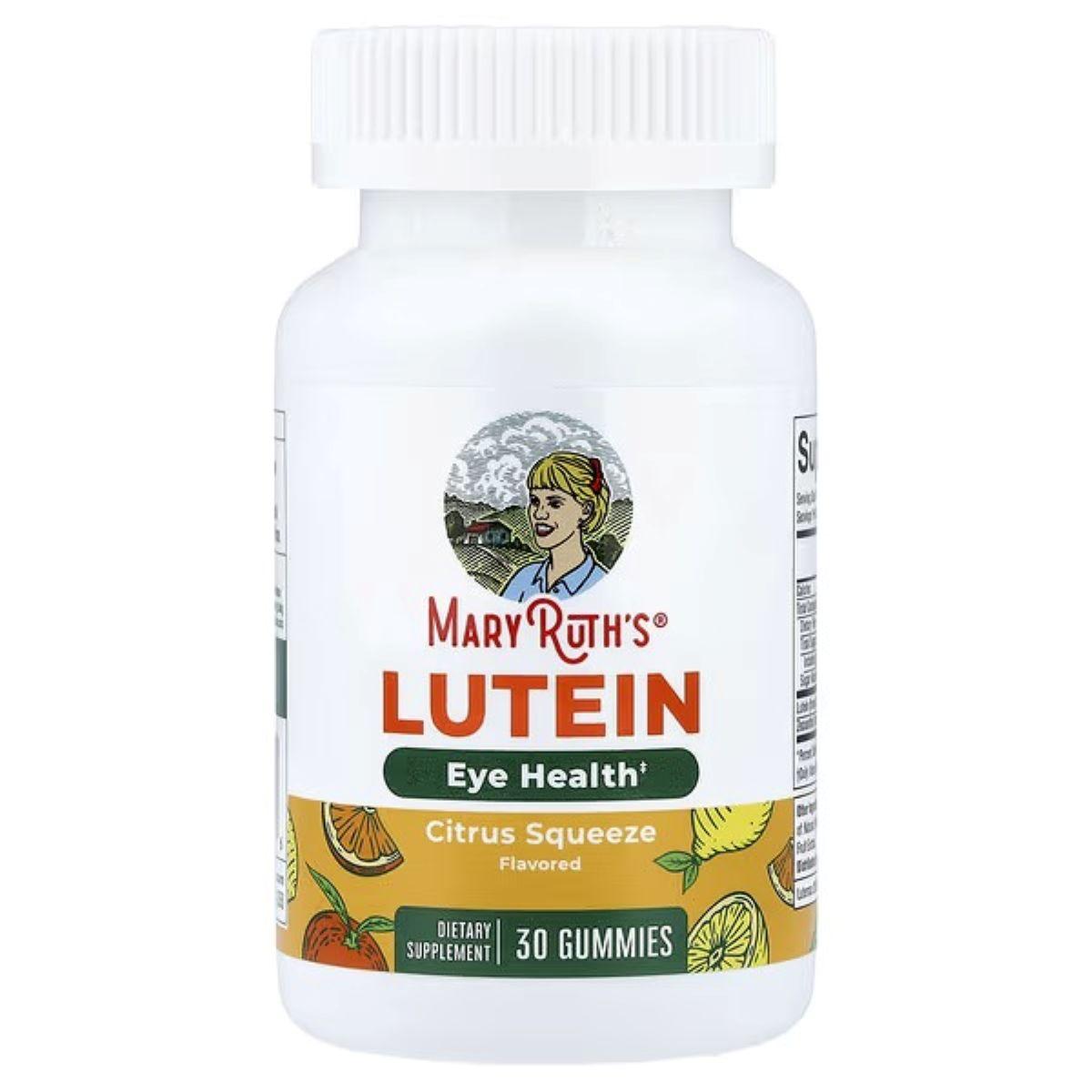 MaryRuth's Lutein Gummies – Citrus Squeeze Flavor, Eye Health Dietary Supplement, 30 Gummies