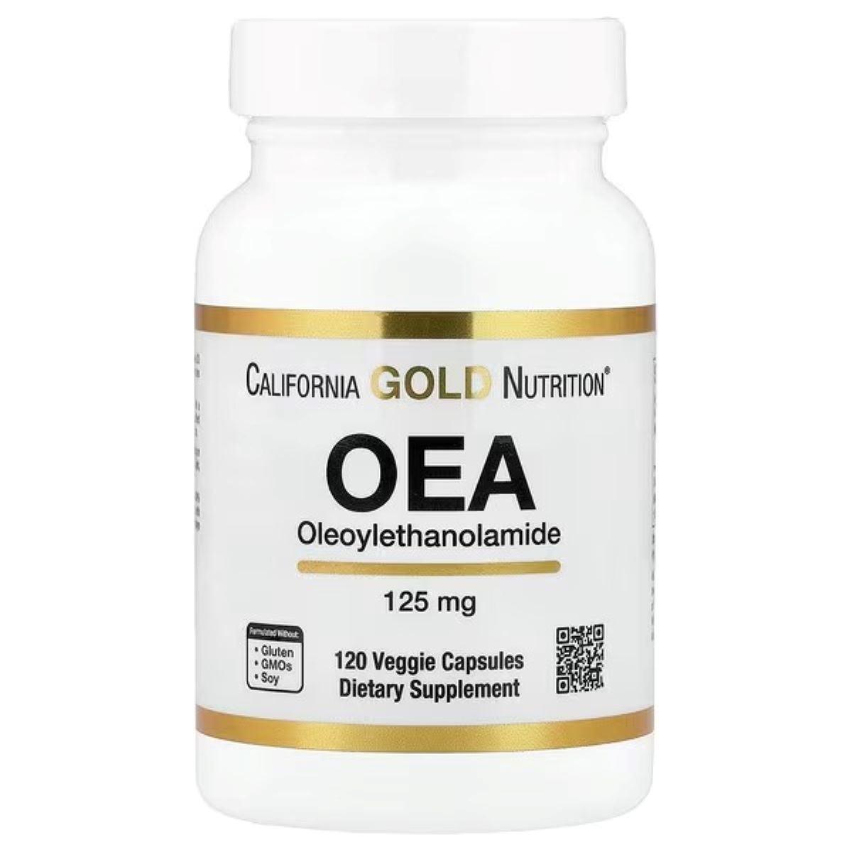 California Gold Nutrition OEA Oleoylethanolamide 125 mg – 120 Veggie Capsules