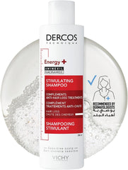 Vichy Dercos Energy + Stimulating and Anti Hair Loss Shampoo with Aminexil with Vitamin C 200ml