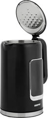 Geepas Double Layer Kettle, Black, GK38052|1.7L Digital Display Kettle Dry Boiling Protecction/Quick Boil Water, Tea and Coffee Maker-2200 Watts