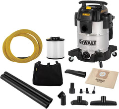 DEWALT Wet & Dry Industrial Vacuum Cleaner, 38L Capacity, 2.1m Hose, Heavy-Duty Vacuum For Wet And Dry Cleaning, Workshop, Garage, Home & Jobsite Use