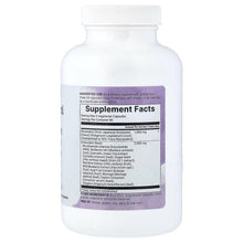 Resveratrol supplement bottle with white cap and Supplement Facts back label