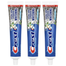 Crest, Plus, Fluoride Anticavity Toothpaste, Bicarbonate of Soda & Peroxide Whitening, Fresh Mint, 3 Pack, 5.7 oz (161 g) Each
